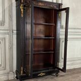 Bookcase, Napoleon III Display Case, Italy Circa 1880