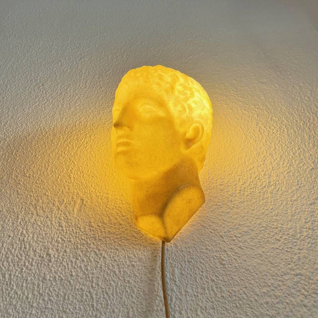 Adonis Wall Lamp in Fibreglass by André Cazenave, France circa 1970