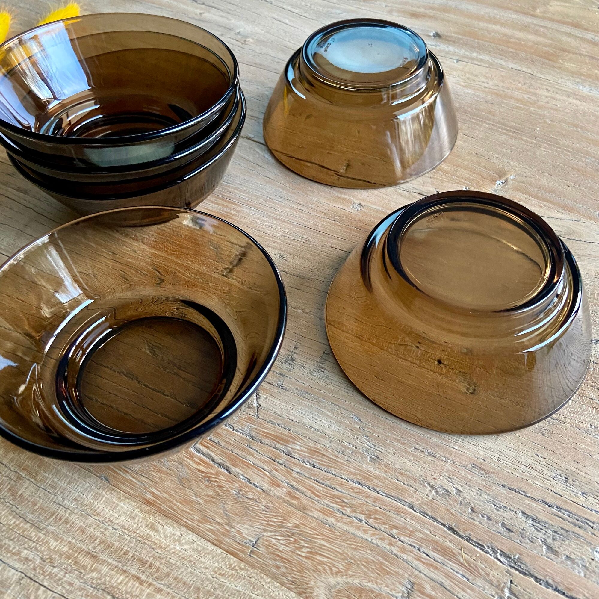Set de 6 coupelles Vereco France vintage