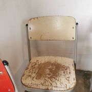 Set of 14 vintage stackable chairs
