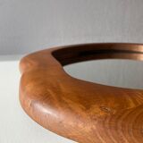 Miroir pomme en bois