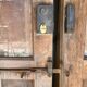 Wooden doors for an old shop front + frame