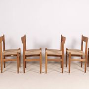 6x Hans J. Wegner Dining Chair CH36 in Oak, 1970s Denmark