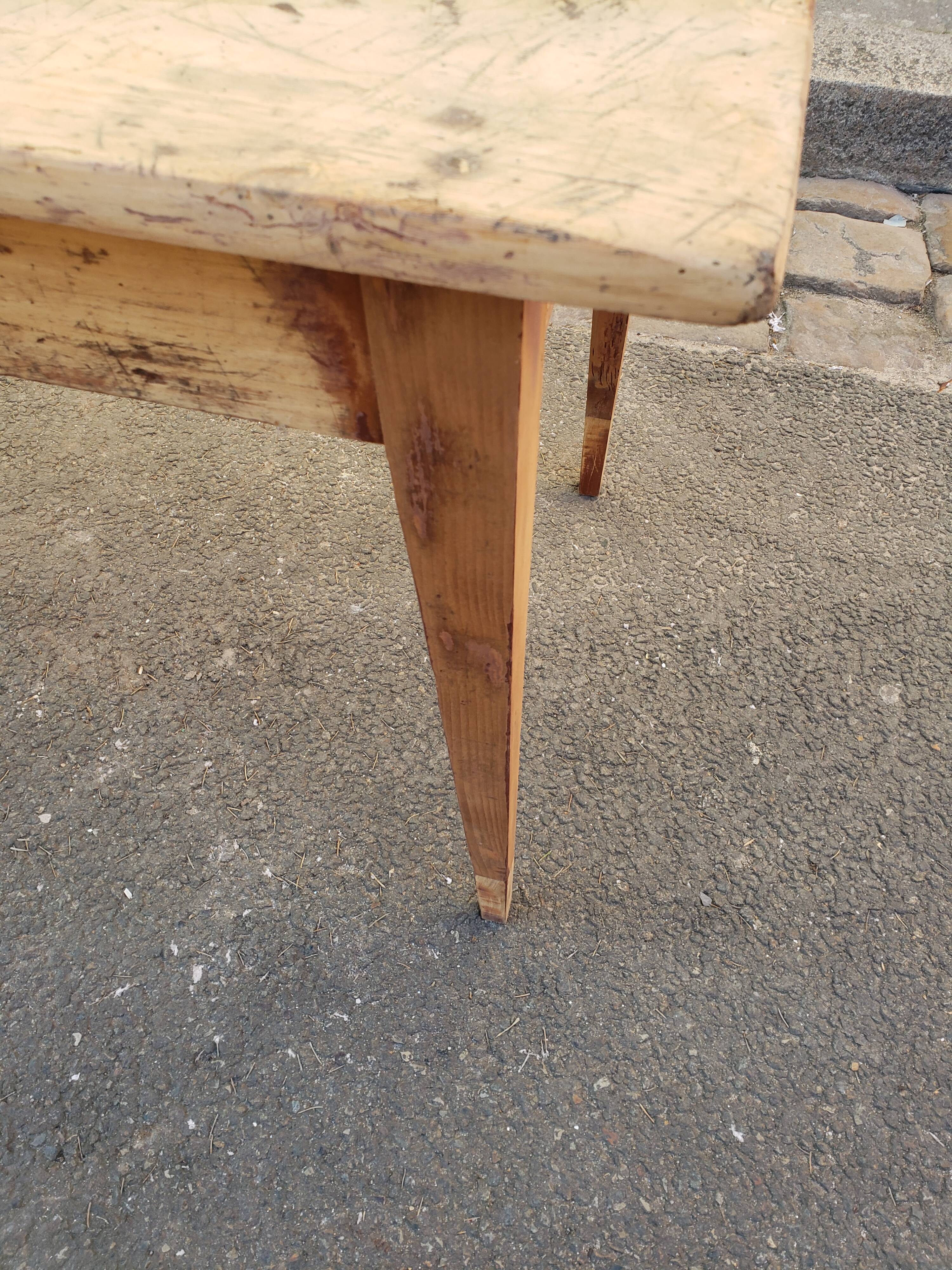 Farm table or "hiss" desk