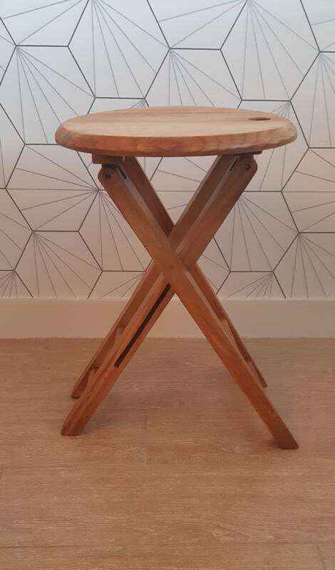 Vintage folding stool.