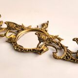 Porte-manteau espagnol en bronze des années 40