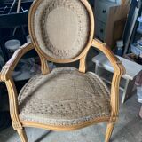 Louis XVI medallion armchair