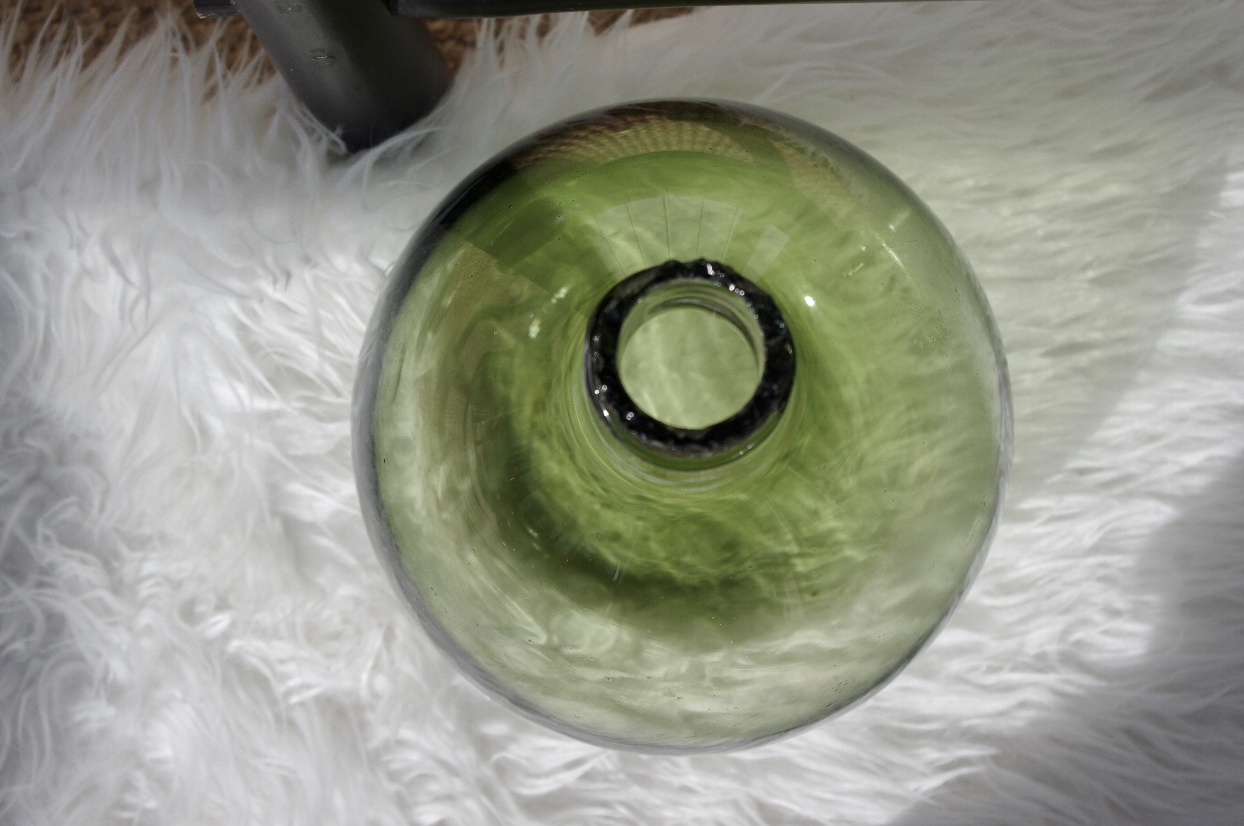 Khaki green demijohn 5 litres