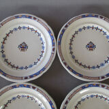 12 bread plate dessert Rouen E. Bourgeois