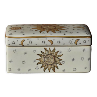 Astral decoration ceramic box