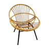 Rattan armchair Dutch Design 1960