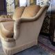 Gold velvet toad sofa
