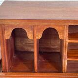 20th century Davenport desk with walnut piano top