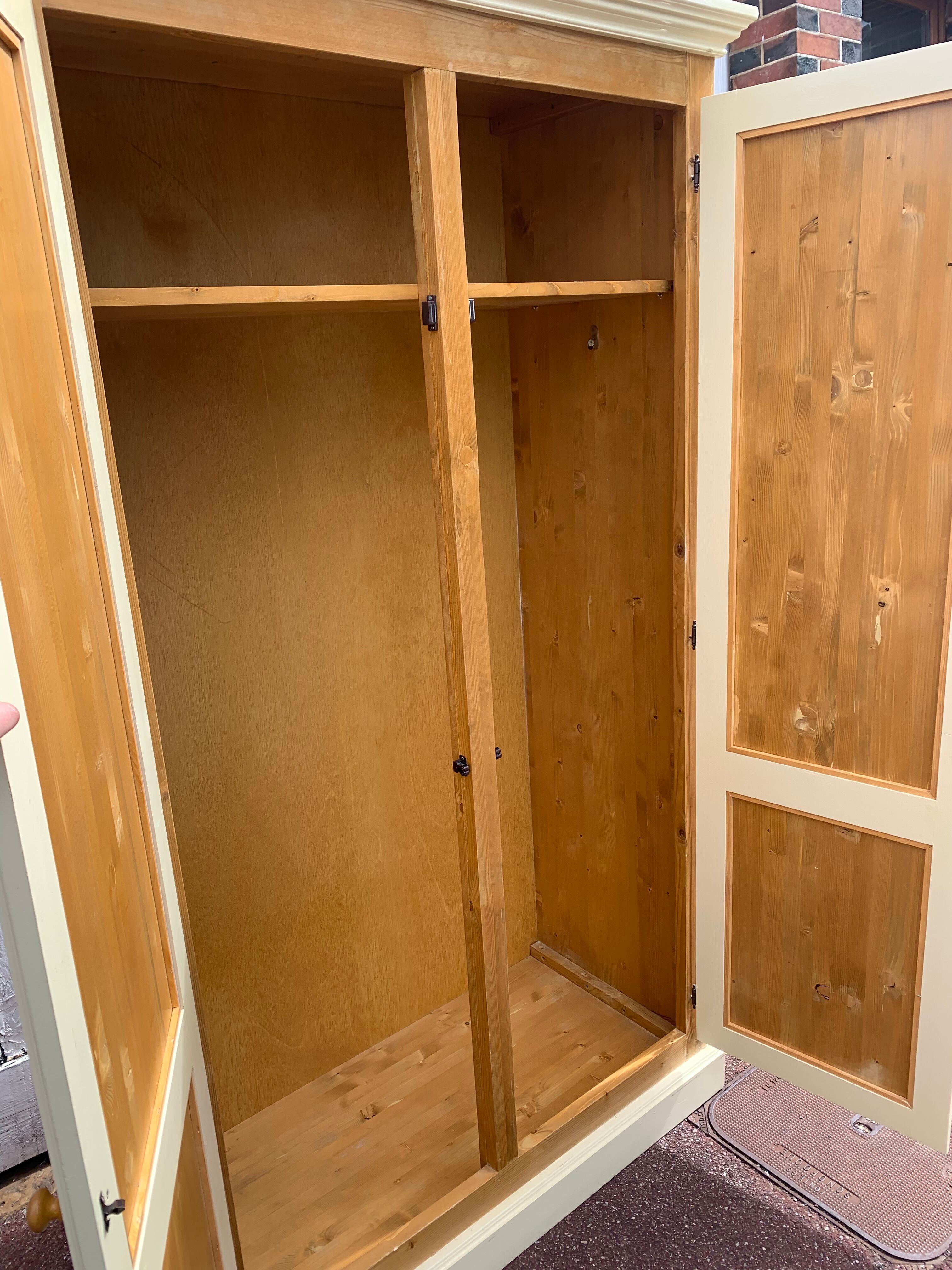 Wardrobe hand painted wardrobe flowers