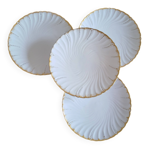 Lot de 4 Assiettes à - sarreguemines