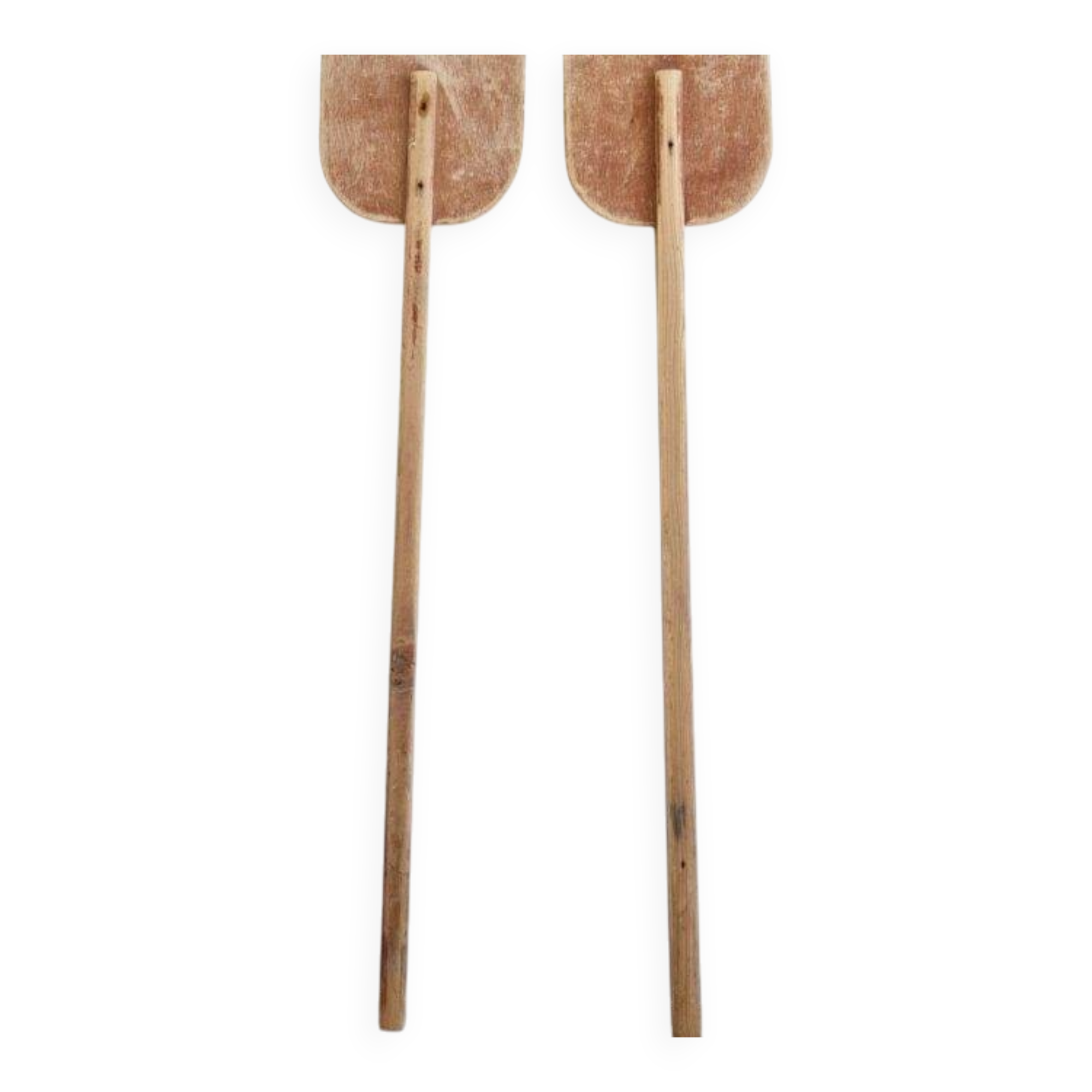 Paire de pagaies en bois