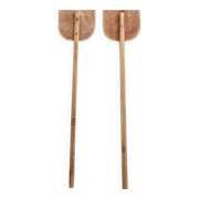 Pair of wooden paddles
