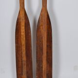 Paire de rames en bois