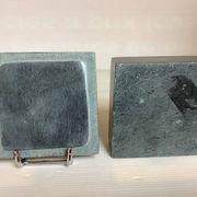 Grey and blue ring holder tray