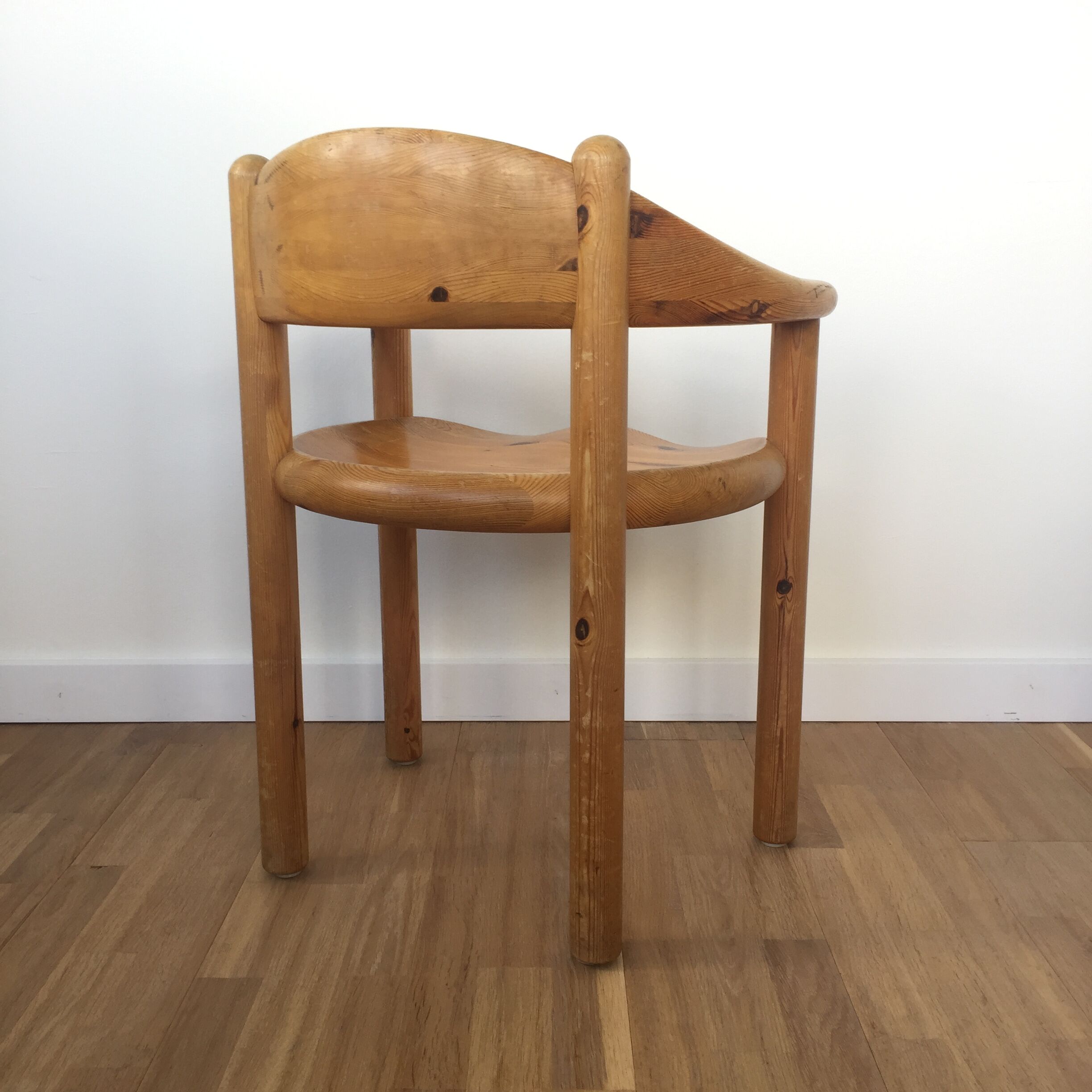 Set of 4 pine wood dining chairs by Rainer Daumiller ed. Hirtshals Savværk, 1970s