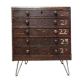 Reworked english edwardian printers draw set