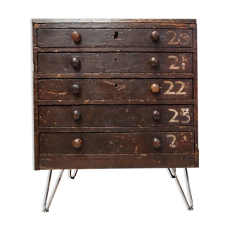 Reworked english edwardian printers draw set