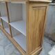 Raw wood craft furniture, pearl gray interior.