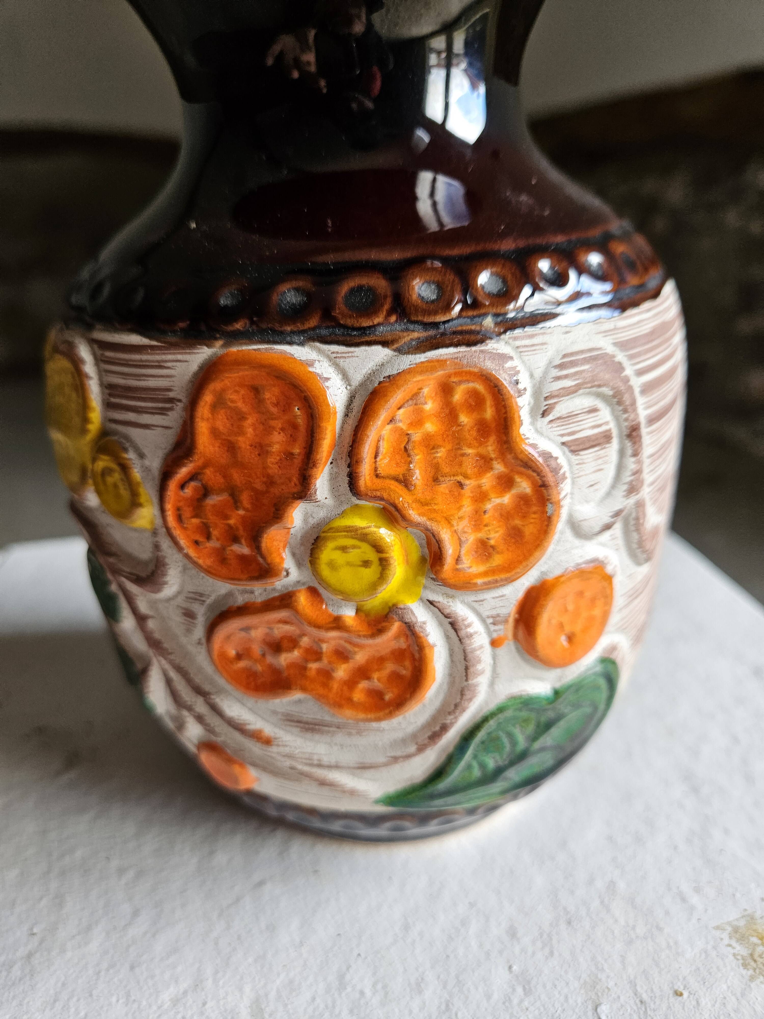 Ceramic vase 1930 keramik Bay West German