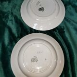 Duo plates flat and hollow apple Saint-Amand