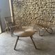 Rattan coffee table - 1950s