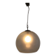 Vintage ceiling light in glass and metal, Italy, 1970s