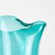 1960s Portuguese Turquoise Glass Jug