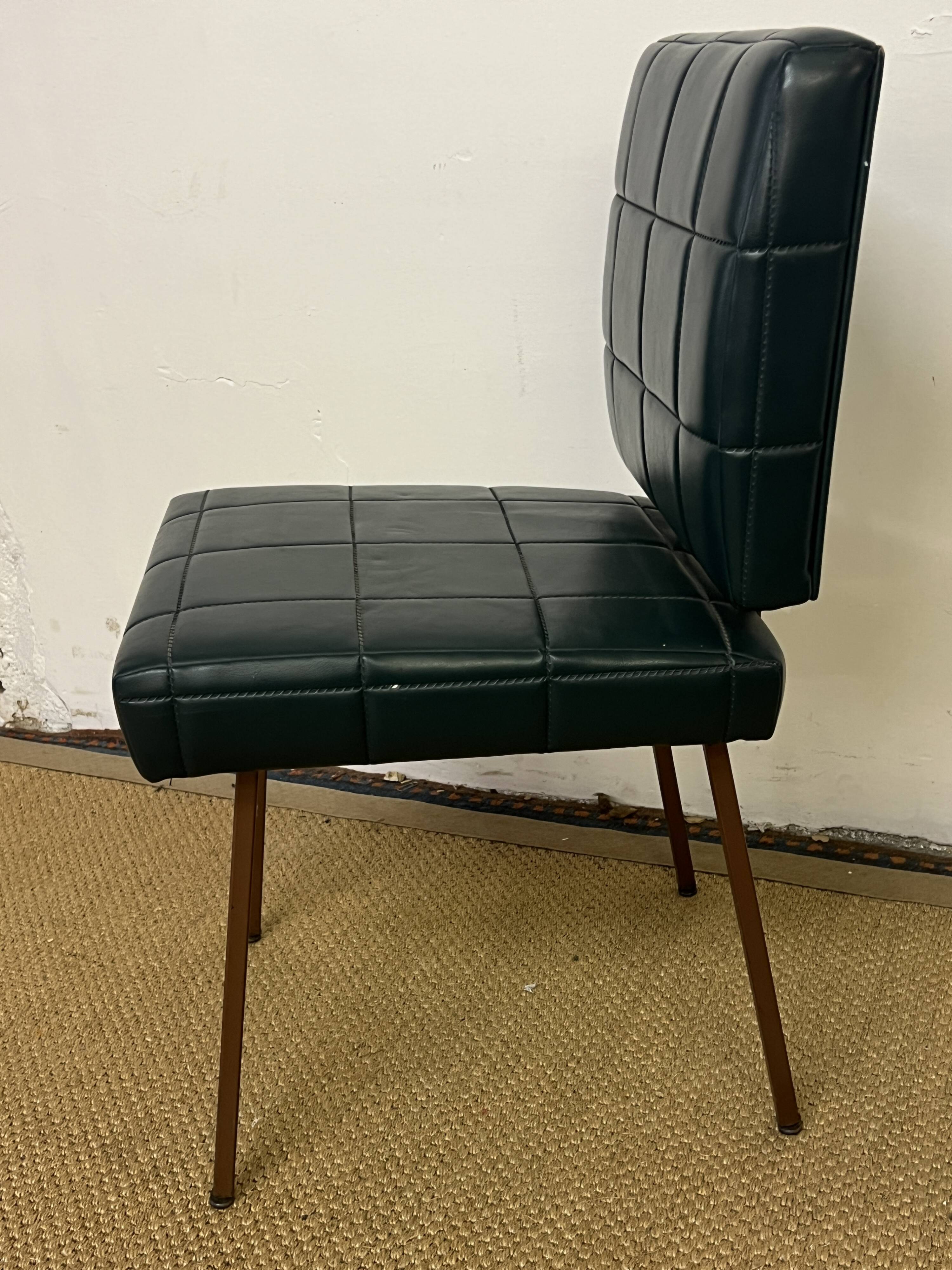 Green Skai chair, 1960s
