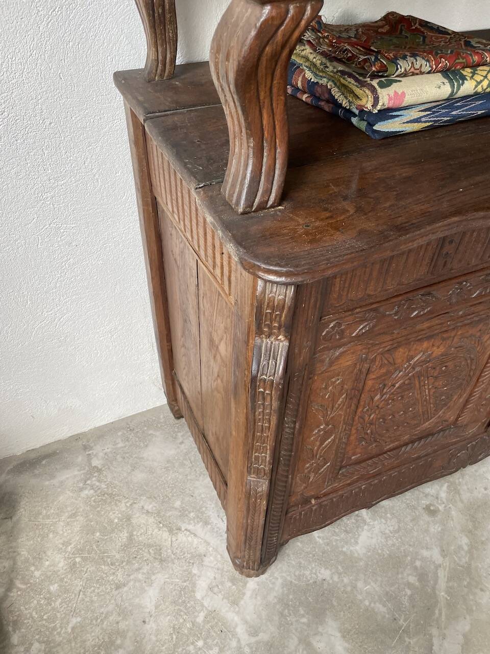 Auvergne brutalist folk art furniture 1890