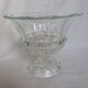 Cup on glass stand 22cm high