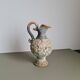 Brutalist terracotta pitcher vase signed / 1970 / ceramic / vintage