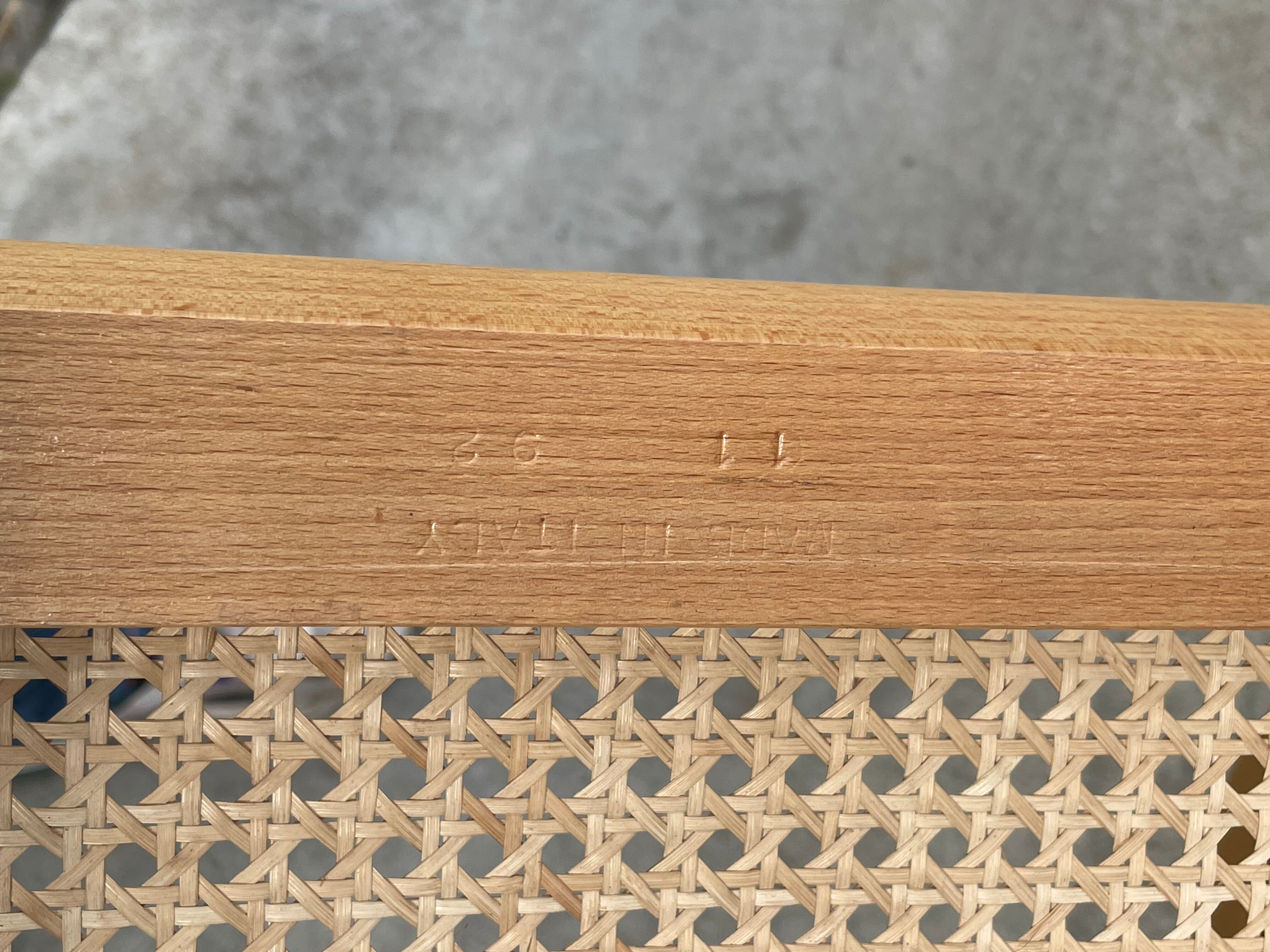 Cesca chair B64 with armrests by Marcel Breuer Design