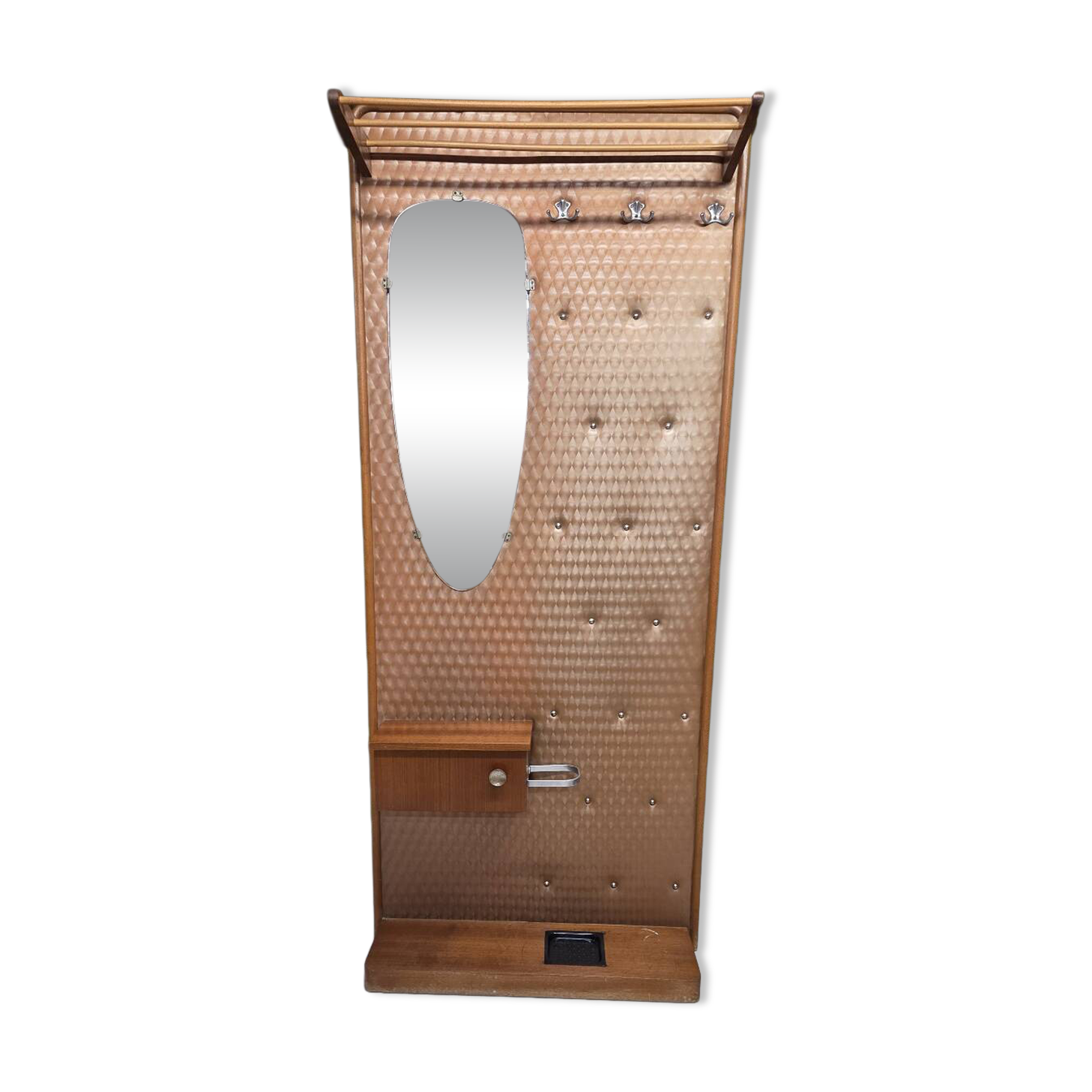 Vintage 1960s coat rack wardrobe