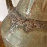 Pair of Gilbert Métenier ceramic amphora-shaped vases