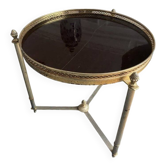 Petite table d’appoint dorée