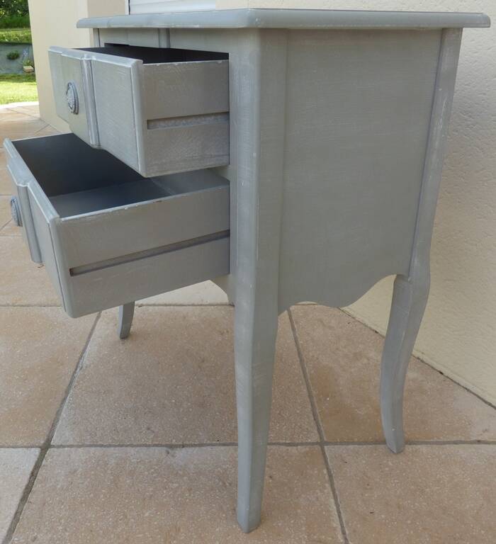 Chic piece of versatile furniture with 2 drawers in Louis XV style - excellent