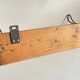 Vintage School Coat Rack in Wood and Steel