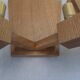 4 sconces in oak 40 years
