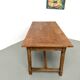 Farm table in solid cherry wood, one drawer, 1950s.