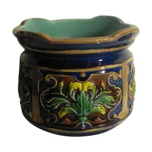 cache pot en barbortine