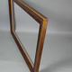 Gilded wood frame gold leaf antique finish 70x47 for painting 61x38 cm SB