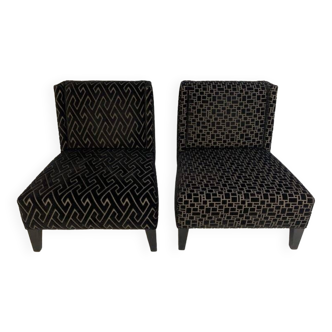 Paire de chaises Roche Bobois