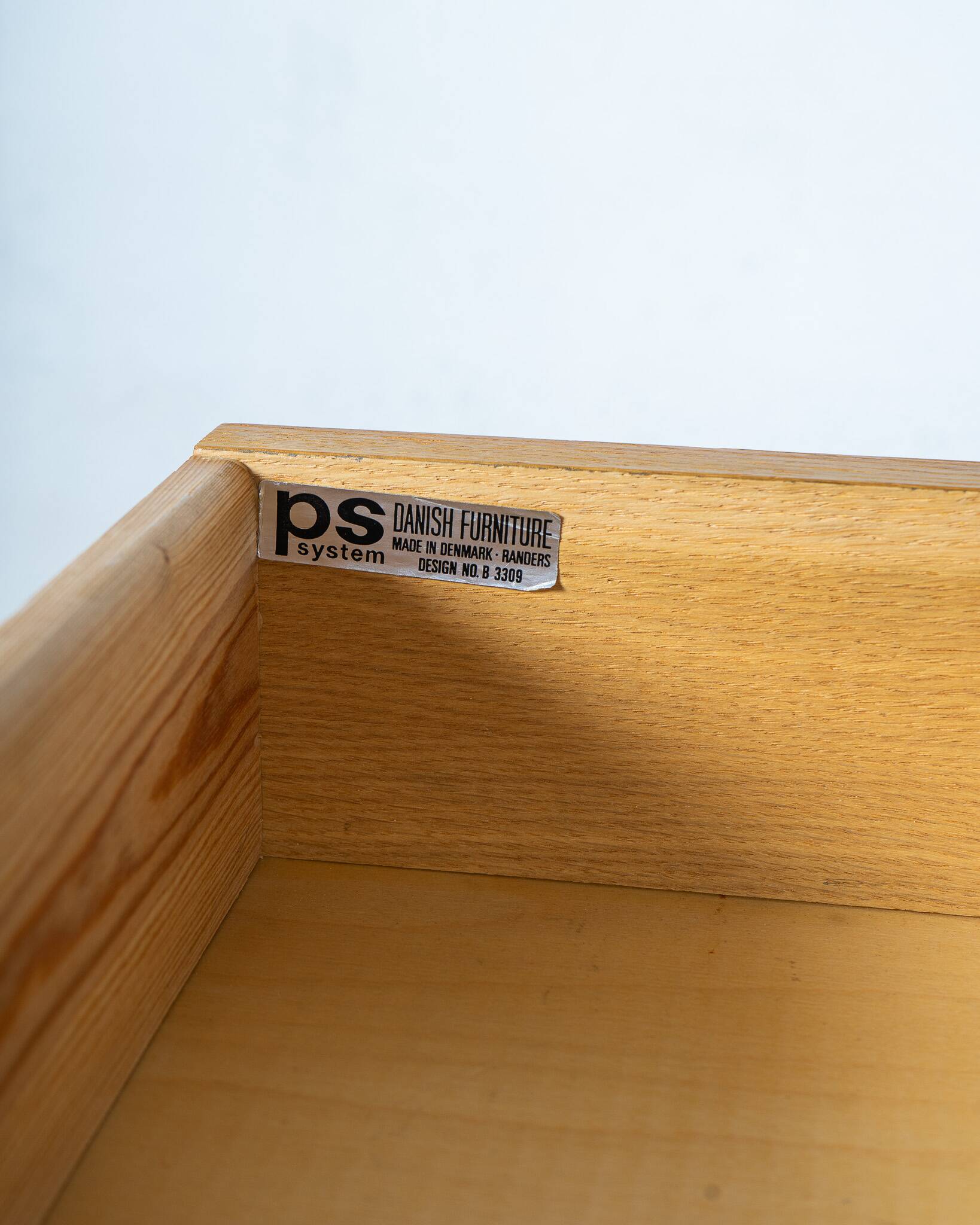 Mid Century Danish Commode made of oak by PS System