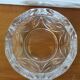 Vintage ashtray in pressed glass art deco floral pattern
