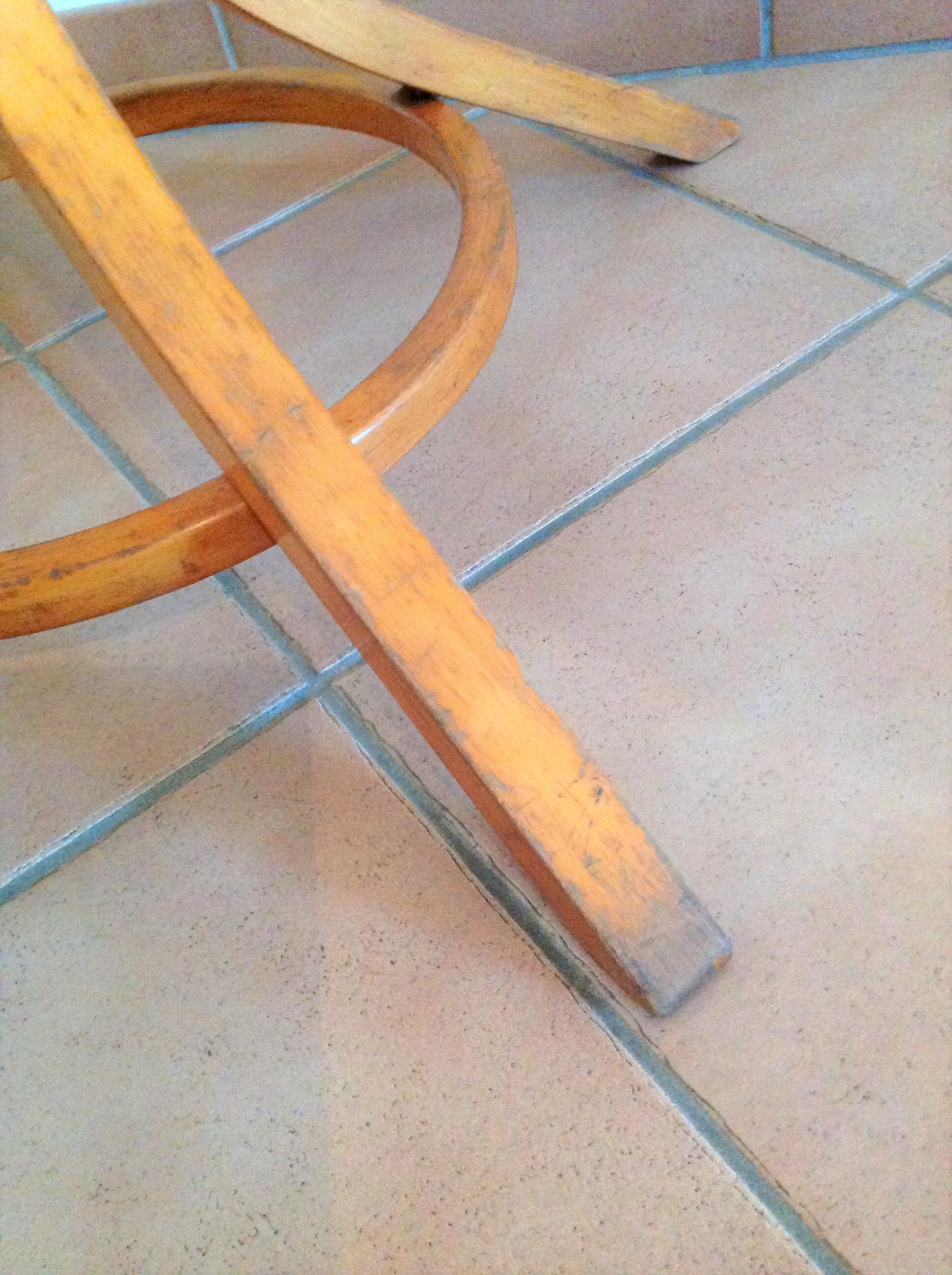 Coat rack with six heads in curved wood Baumann / vintage 50s-60s